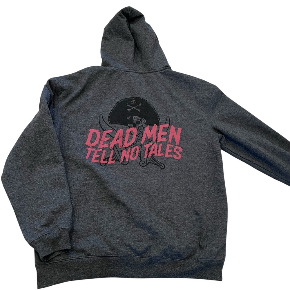 Disney Parks Pirates Of The Caribbean Sweatshirt Hoodie Dead Men Tell No Tales S